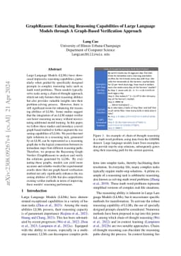 GraphReason: Enhancing Reasoning Capabilities of Large Language Models
  through A Graph-Based Verification Approach