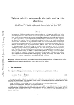 Variance reduction techniques for stochastic proximal point algorithms