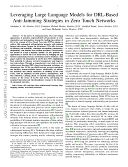 Leveraging Large Language Models for DRL-Based Anti-Jamming Strategies
  in Zero Touch Networks
