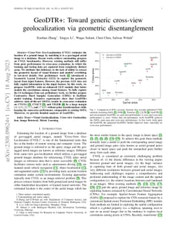 GeoDTR+: Toward generic cross-view geolocalization via geometric
  disentanglement