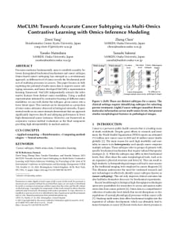 MoCLIM: Towards Accurate Cancer Subtyping via Multi-Omics Contrastive
  Learning with Omics-Inference Modeling