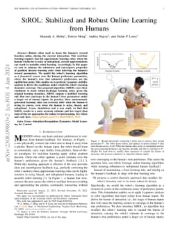 StROL: Stabilized and Robust Online Learning from Humans