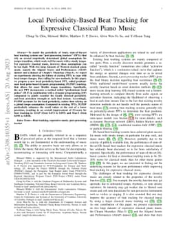 Local Periodicity-Based Beat Tracking for Expressive Classical Piano
  Music