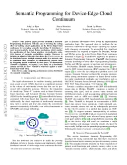Semantic Programming for Device-Edge-Cloud Continuum