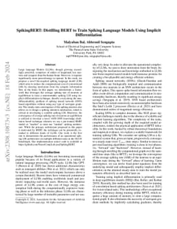 SpikingBERT: Distilling BERT to Train Spiking Language Models Using
  Implicit Differentiation