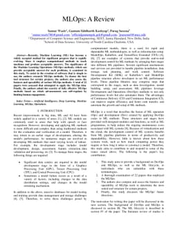 MLOps: A Review
