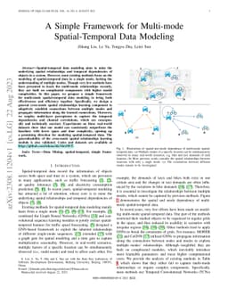 A Simple Framework for Multi-mode Spatial-Temporal Data Modeling