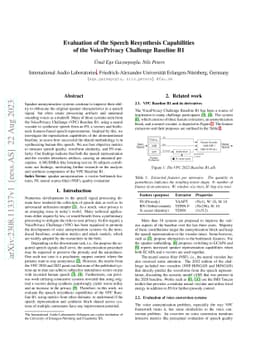 Evaluation of the Speech Resynthesis Capabilities of the VoicePrivacy
  Challenge Baseline B1