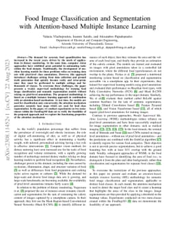 Food Image Classification and Segmentation with Attention-based Multiple
  Instance Learning