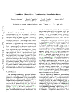 TrackFlow: Multi-Object Tracking with Normalizing Flows