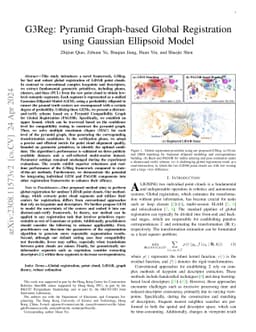 G3Reg: Pyramid Graph-based Global Registration using Gaussian Ellipsoid
  Model