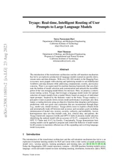 Tryage: Real-time, intelligent Routing of User Prompts to Large Language
  Models