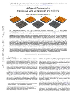 A General Framework for Progressive Data Compression and Retrieval