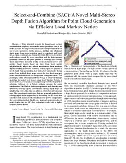 Select-and-Combine (SAC): A Novel Multi-Stereo Depth Fusion Algorithm
  for Point Cloud Generation via Efficient Local Markov Netlets