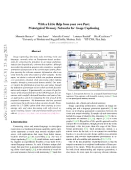 With a Little Help from your own Past: Prototypical Memory Networks for
  Image Captioning