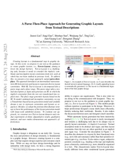 A Parse-Then-Place Approach for Generating Graphic Layouts from Textual
  Descriptions