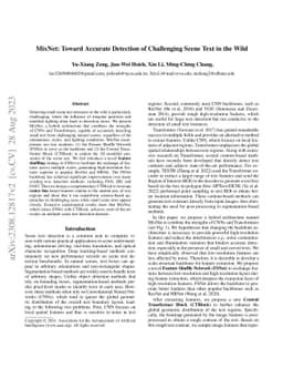 MixNet: Toward Accurate Detection of Challenging Scene Text in the Wild