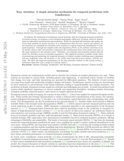 Easy attention: A simple attention mechanism for temporal predictions
  with transformers