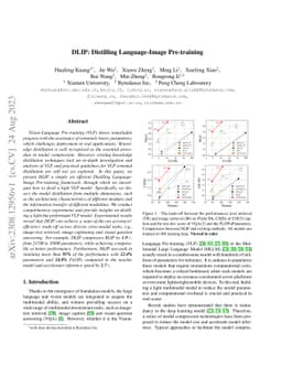 DLIP: Distilling Language-Image Pre-training