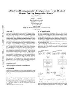 A Study on Hyperparameters Configurations for an Efficient Human
  Activity Recognition System