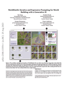WorldSmith: Iterative and Expressive Prompting for World Building with a
  Generative AI
