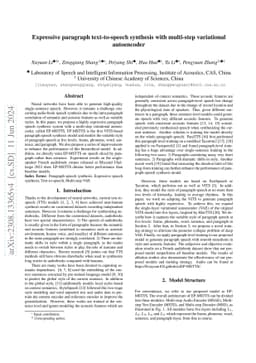 Expressive paragraph text-to-speech synthesis with multi-step
  variational autoencoder