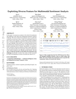 Exploiting Diverse Feature for Multimodal Sentiment Analysis