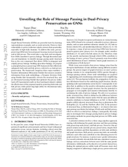 Unveiling the Role of Message Passing in Dual-Privacy Preservation on
  GNNs