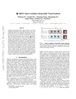 ORES: Open-vocabulary Responsible Visual Synthesis