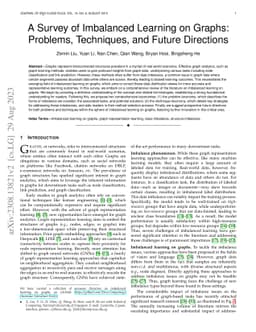 A Survey of Imbalanced Learning on Graphs: Problems, Techniques, and
  Future Directions