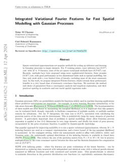 Integrated Variational Fourier Features for Fast Spatial Modelling with
  Gaussian Processes
