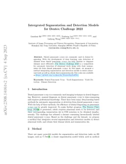 Intergrated Segmentation and Detection Models for Dentex Challenge 2023