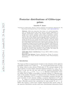 Posterior distributions of Gibbs-type priors