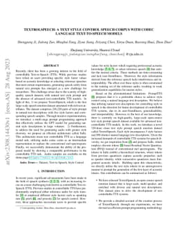 TextrolSpeech: A Text Style Control Speech Corpus With Codec Language
  Text-to-Speech Models