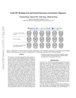 ExpCLIP: Bridging Text and Facial Expressions via Semantic Alignment