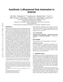 AutoDroid: LLM-powered Task Automation in Android