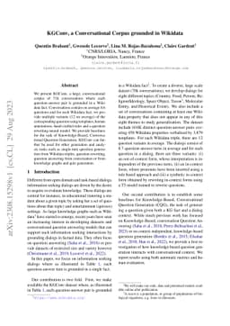 KGConv, a Conversational Corpus grounded in Wikidata