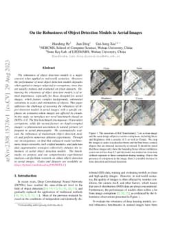 On the Robustness of Object Detection Models on Aerial Images