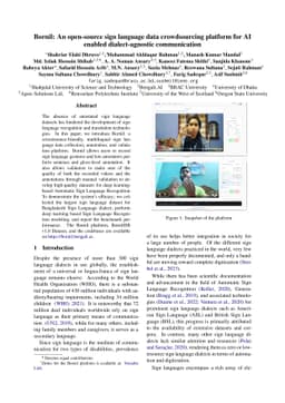 Bornil: An open-source sign language data crowdsourcing platform for AI
  enabled dialect-agnostic communication
