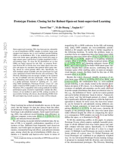 Prototype Fission: Closing Set for Robust Open-set Semi-supervised
  Learning