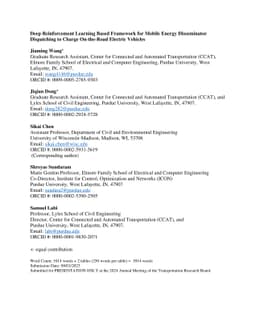 Deep Reinforcement Learning Based Framework for Mobile Energy
  Disseminator Dispatching to Charge On-the-Road Electric Vehicles