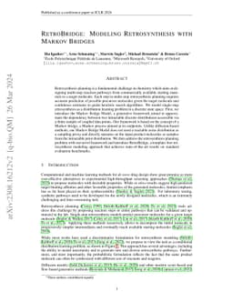 RetroBridge: Modeling Retrosynthesis with Markov Bridges