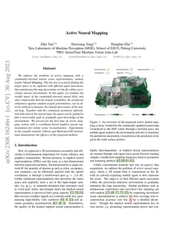 Active Neural Mapping