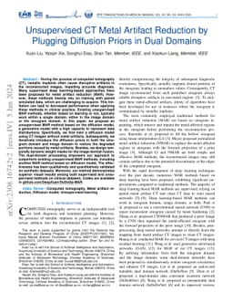 Unsupervised CT Metal Artifact Reduction by Plugging Diffusion Priors in
  Dual Domains
