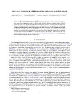 Diffusion Models for Interferometric Satellite Aperture Radar