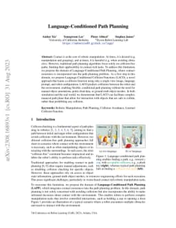 Language-Conditioned Path Planning