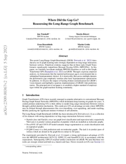 Where Did the Gap Go? Reassessing the Long-Range Graph Benchmark