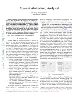 Account Abstraction, Analysed