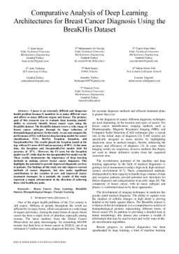 Comparative Analysis of Deep Learning Architectures for Breast Cancer
  Diagnosis Using the BreaKHis Dataset