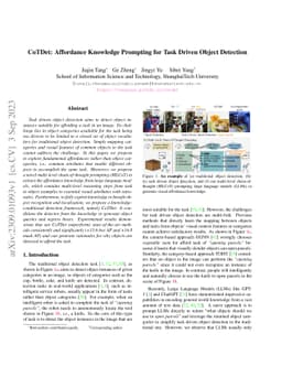 CoTDet: Affordance Knowledge Prompting for Task Driven Object Detection